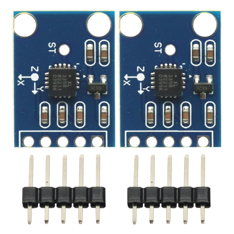 2 Pcs ADXL335 Acelerometro 3-Axis Analog Output Accelerometer Module 3V-5V