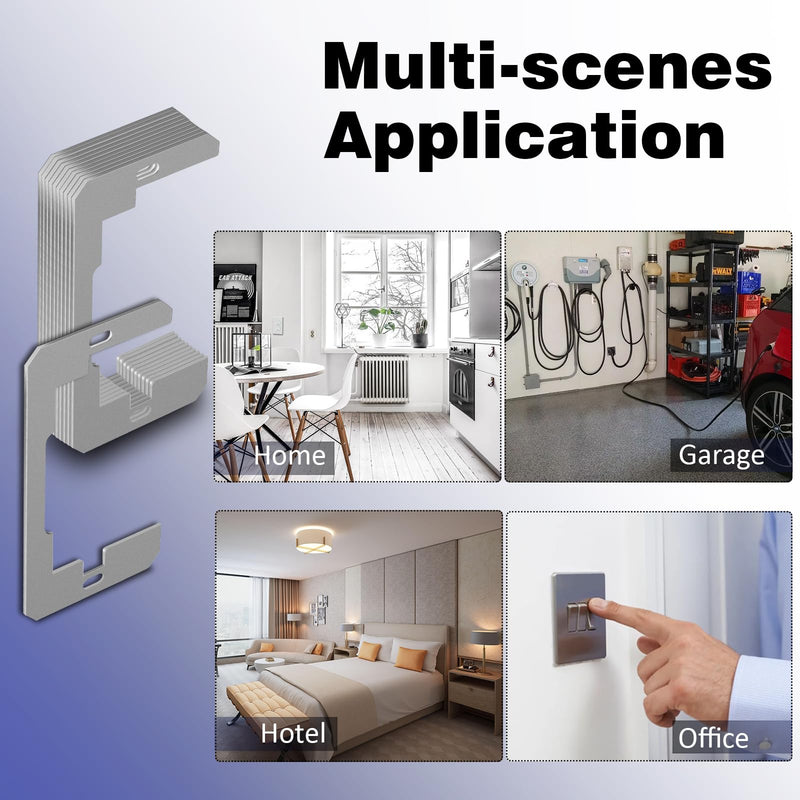 Outlet Spacer,Flush Fit Device Leveling Plates For Wall Outlet Repair And Loose Electrical Outlet Fix,Self-Leveling Electrical Socket Extenders for Electrical Box and Outlet Switches 10