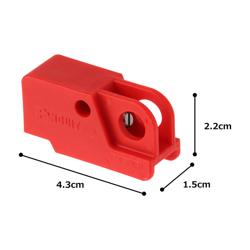 Panduit PSL-WS Toggle Switch Lockout, Red