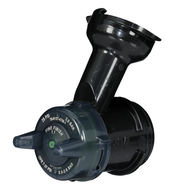 3M Performance Gravity Fine Finish (Compliant) Atomizing Head, 26911 Feed Type: Gravity- Fine Finish 1.1mm