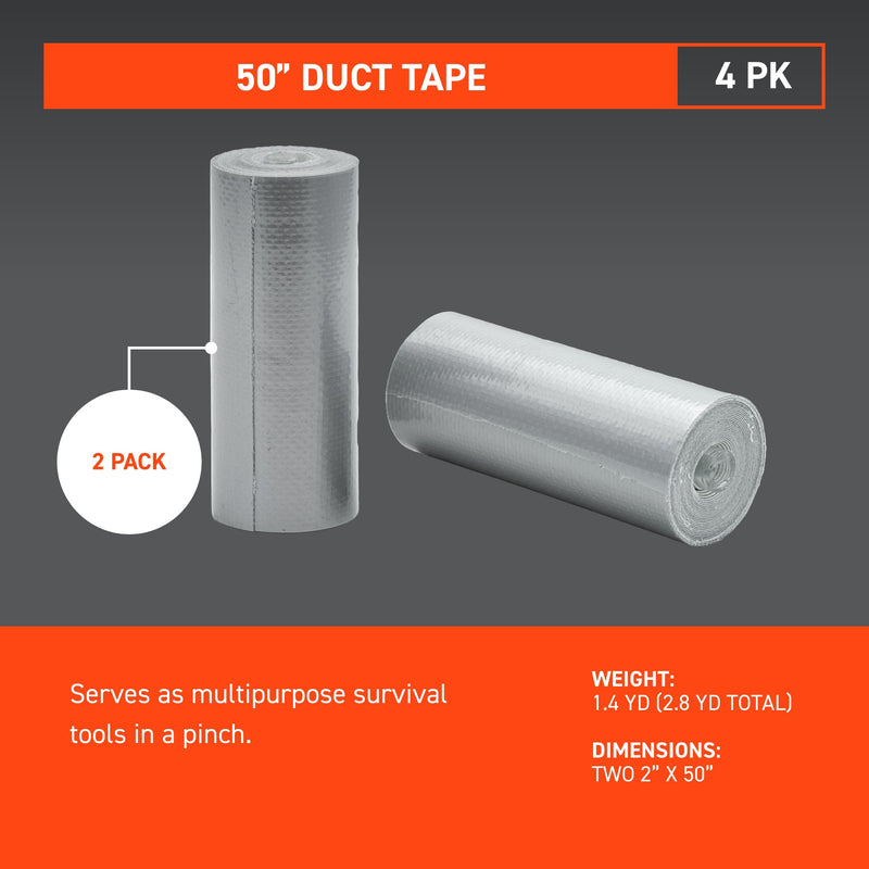 S.O.L. Survive Outdoors Longer Duct Tape, 2" x 50" 50 x 3.75 x 1 inches