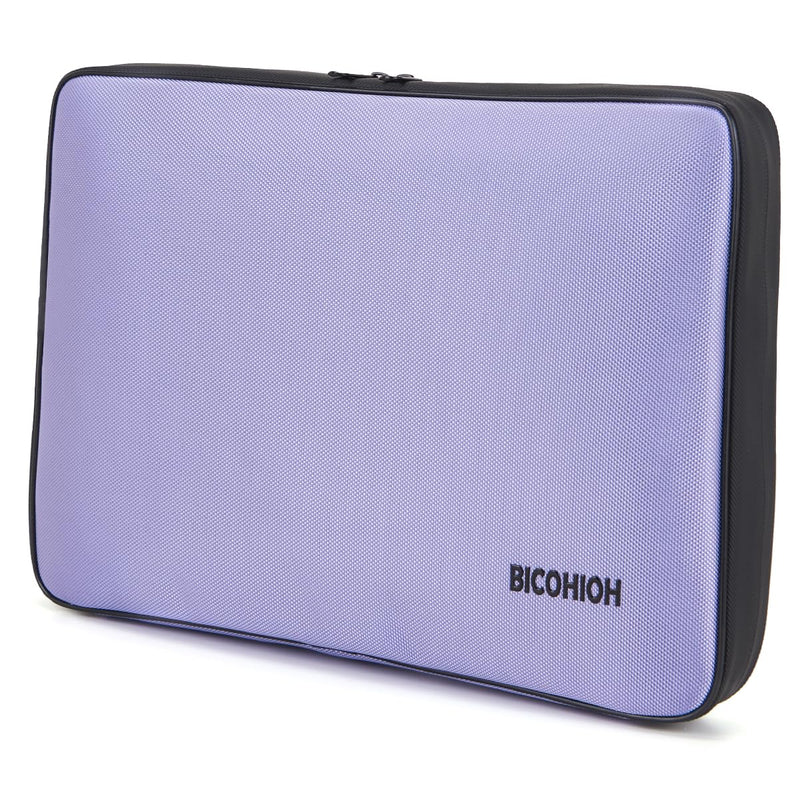 Portable Document Bag, Important Document Organizer, Storage Pouch File Folder for Important Papers, Emergency Binder, Birth Certificates, Social Security Cards, Passports, Photos (Purple;) Purple;