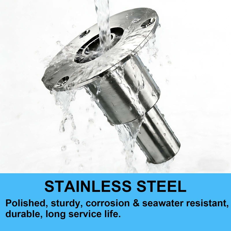 Diesel Heater Exhaust Through Wall - Bryxium 24mm Stainless Steel Thru Hull Fitting Pipe and 2 Elbow Connector Tube with 4 Clamps, Diesel Heaters Vent Port Accessories for Car Boat RV