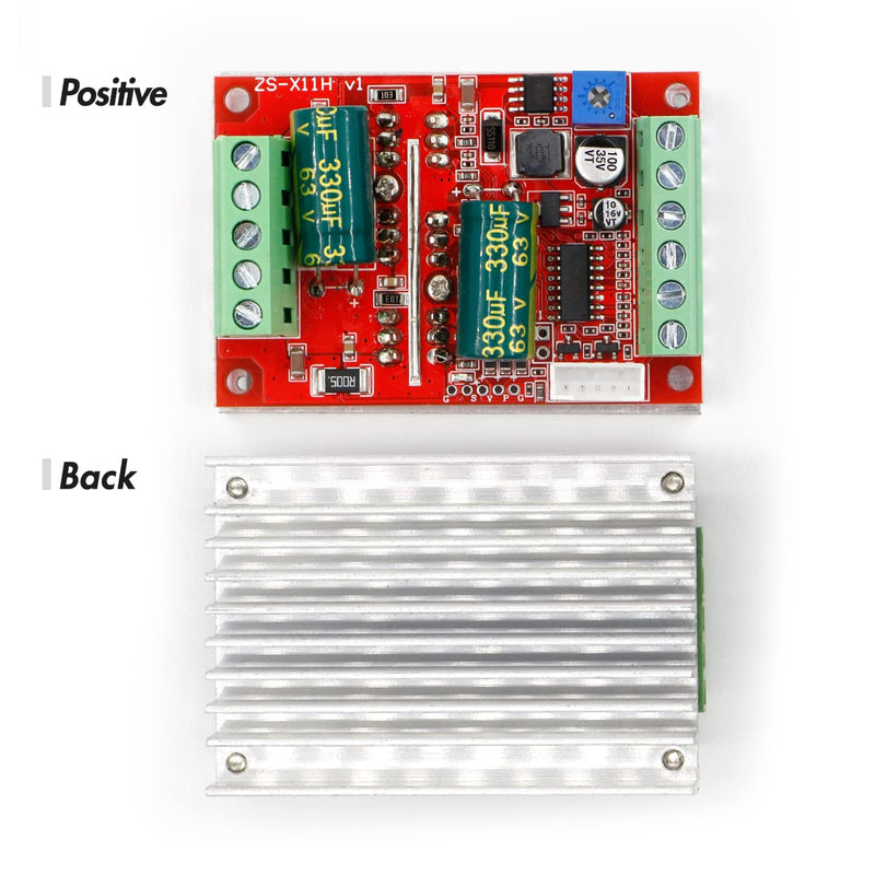 RioRand 350W 6-60V PWM DC Brushless Electric Motor Speed Controller with Hall Red