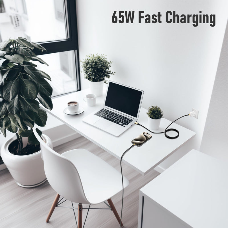 Ultra Long 4K USB C Cable 20 FT, Full Feature USB-C to C Cable, USB 3.1 Gen 2, Supports 4K@60Hz Video Output, 65W PD Fast Charging, 10Gbps Data Transfer, For Smartphone, Laptop, Tablet, TV, Monitor