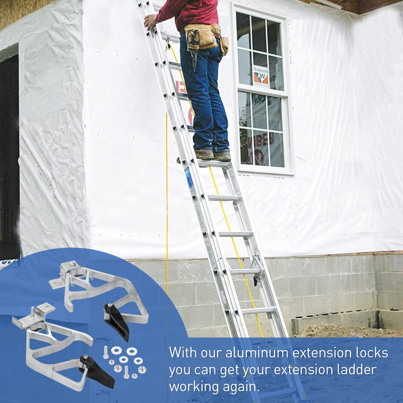 Extension Ladder Locks Fits for Werner 28-11 Rung Lock Kit, Extension Ladder Replacement Parts for Werner Aluminum Fiberglass 24ft,28ft,32ft Extension Ladders