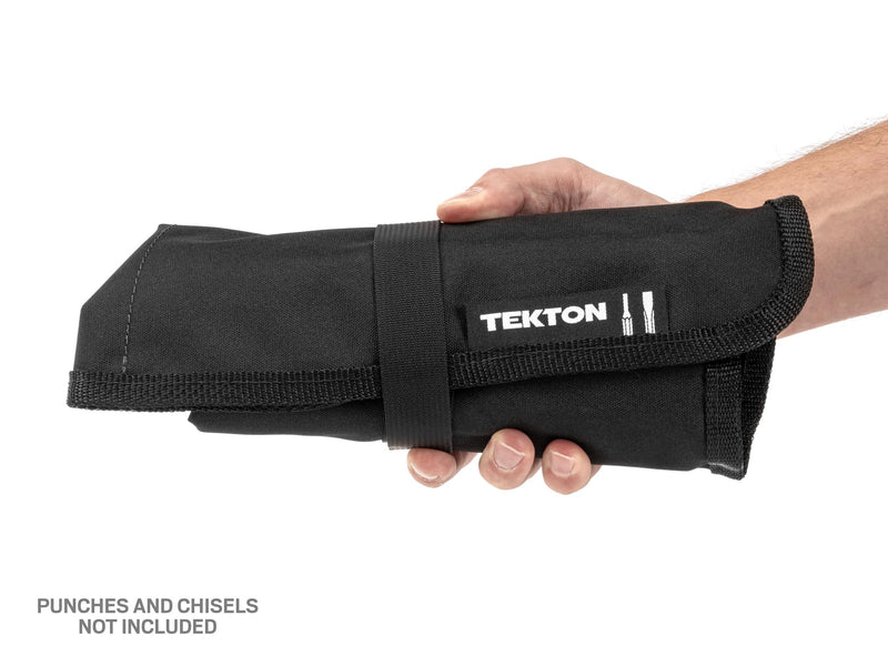 TEKTON 20-Tool Punch and Chisel Pouch | OTP71101 | Made in USA