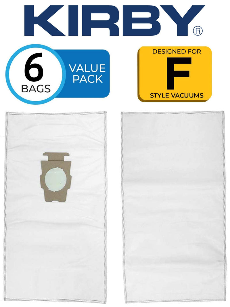 Kirby 204814 Micron Magic HEPA Filter Plus Bags, 6, White Vacuum Bags… (6 Pack Filter bags) 6 Pack Bags