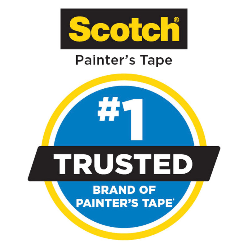 3M 2090 Scotch-Blue Painters Tape, 6" width x 60yd length (1 roll)
