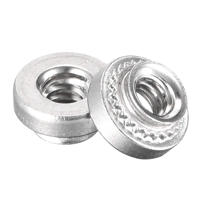 uxcell Self -Clinching Nuts,#4-40 x 0.12-Inch Stainless Steel Rivet Nut Round Head Steel Metal Sheet Mounting Hardware Fastener 50pcs #4-40x3.05mm