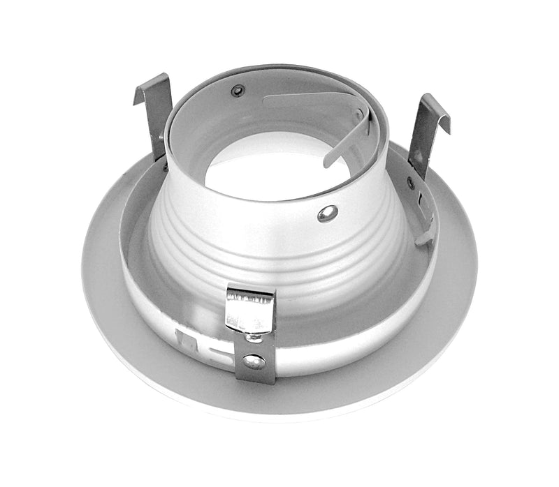 NICOR Lighting 4 inch White Recessed Baffle Trim for MR16 Bulb (14002)