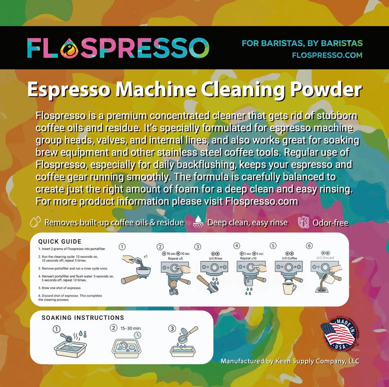 Espresso Machine & Coffee Brewing Equipment Cleaning Powder (20 oz (566 grams)) 20 Ounce (Pack of 1)