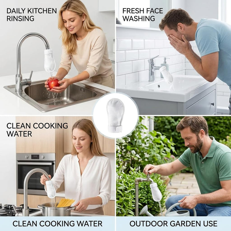 50 Pack Faucet Filter Bags for Kitchen Sink