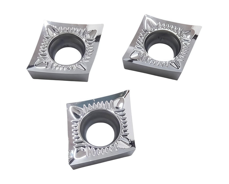 Carbide Inserts for Aluminum CCGT431/ CCGT120404 for Turning Cutting Tools10 PCS. CCGT120404-LH