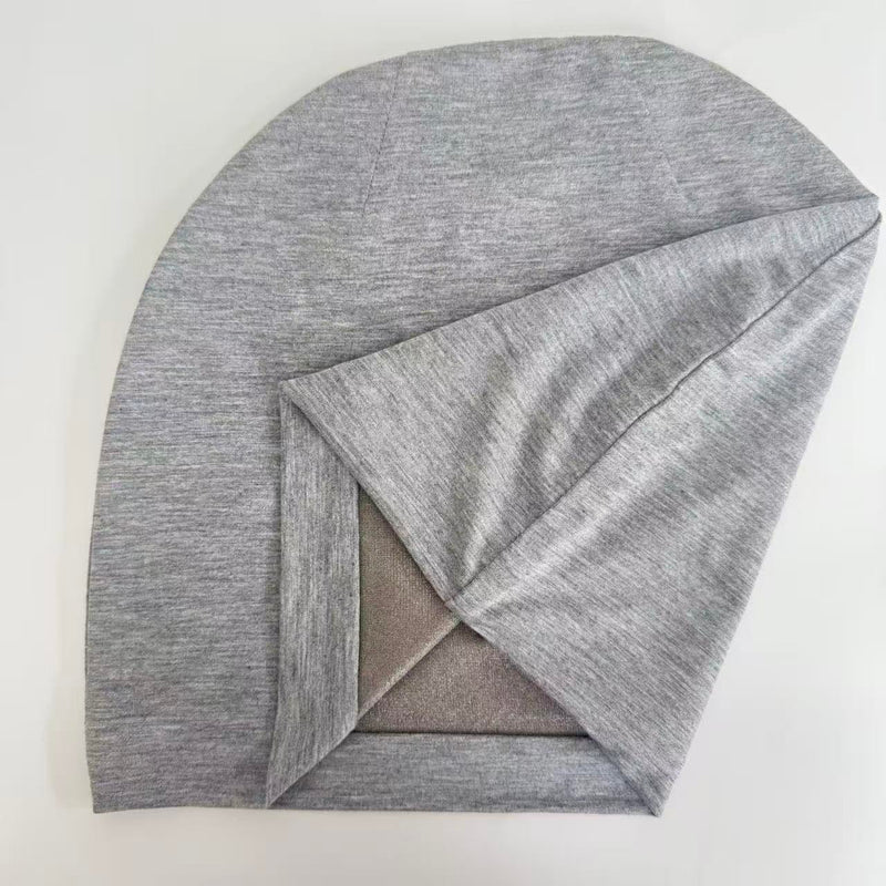 Amerthing Faraday Hat,Silver Fiber Faraday Slouch Beanie,Knitted Protection Cap Grey