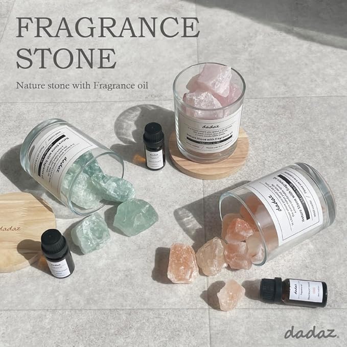dadaz Aroma Stone Aroma Oil Natural Stone Gift Set Citrus (WHITE TEA & CITRUS) - NewNest Australia