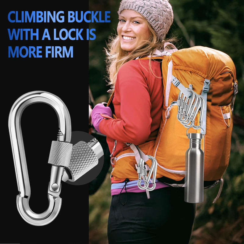 OBA Cable Pulley Wheel Stainless Steel with Ball Bearing Carabiner, Stainless Steel Pully Block M48