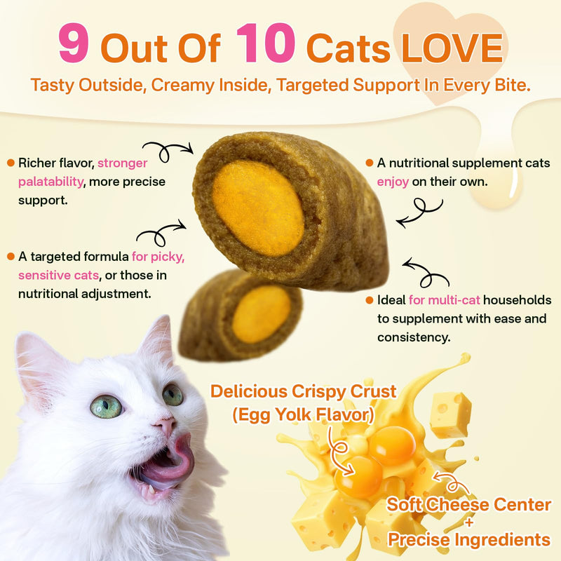 Puyrzoe Multi-Pet Wellness Bundle – Dog Yeast Support Oral Drops + Cat Multivitamin Chews with Taurine & 14 Vitamins, Daily Nutrition & Immune Support for Cats & Dogs