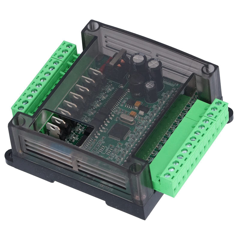 12V PLC Control Programmable Logic Controller DC12V 2N20MT Industrial Control Board PLC Programmable Logic Controller Relay Output(Add Shell), Industrial Computer