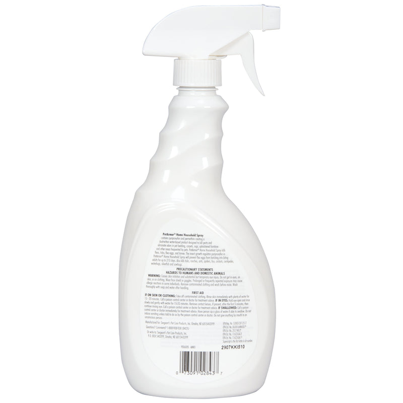 PETARMOR Home Household Spray for Fleas and Ticks, 24 Ounce - PawsPlanet Australia