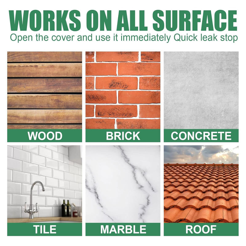 300g Transparent Waterproof Insulating Sealant, Strong Adhesive Seal Waterproof Coating, Invisible Waterproof Agent for Wall Mending Toilet Anti-Leak Coating.