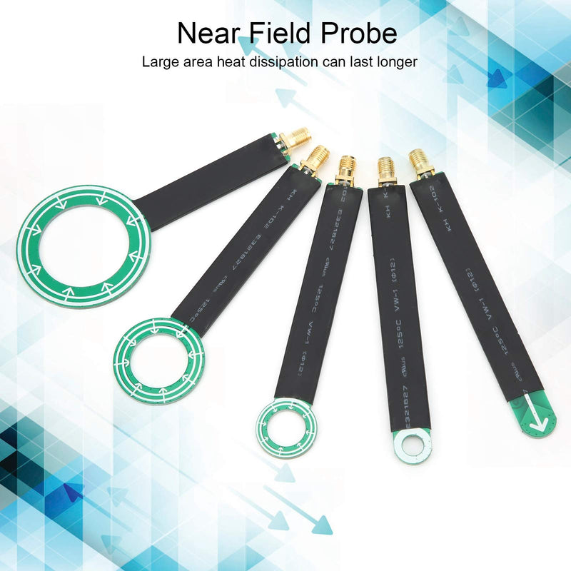 5pcs PCB EMI EMC Magnetic Field Antenna, Magneic Electric Near Field Probe Set Connect to Spectrum Analyzer