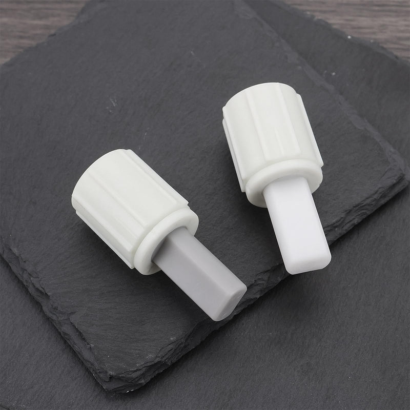 SING F LTD 2 Pairs Plastic Rotary Damper Hinge Left & Right for Toilet Seat Damping Soft Closing System