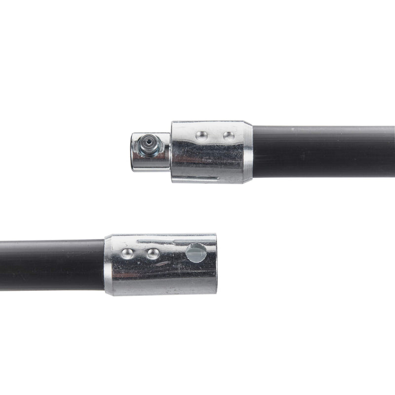 Gardus SootEater Rotary Chimney Rod Set - 6' Rotary Black Chimney Cleaner Extension Rods Kit w/a Quick-Connect System, for Long Chimney Pole, CRD307.