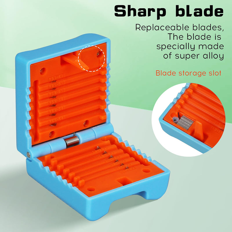 Loose tube buffer tube stripper A-1233 fiber optic mid span cable cutting tool longitudinal bundle stripping range 1.2-3.3mm Longitudinal bundle stripper Equipped with 12 spare blades