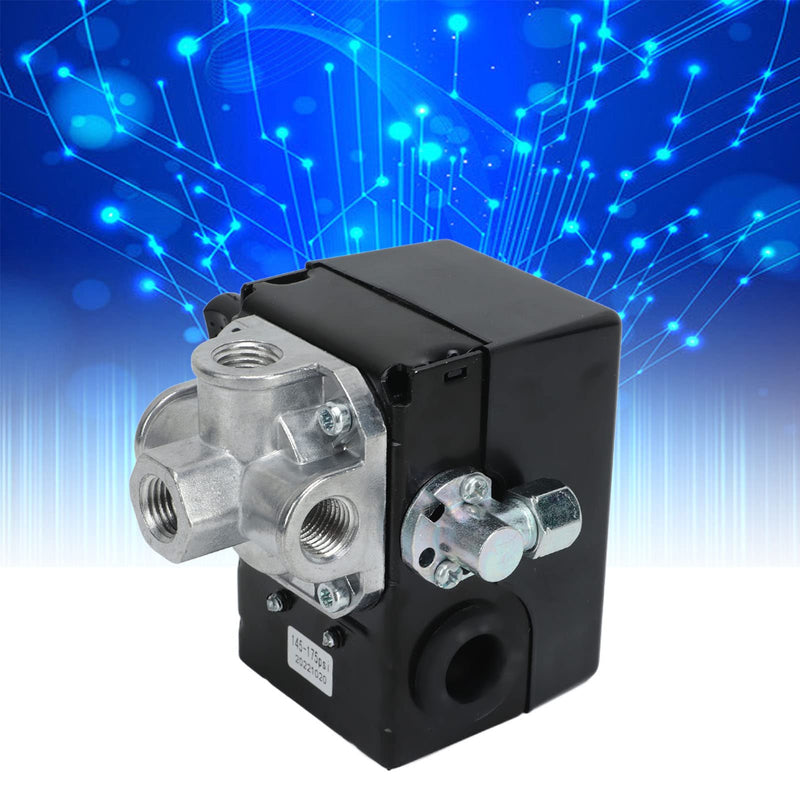 4 Port Adjustable Unloader Metal Pressure Switch Replacement for Heavy Equipment I R 23474653 A
