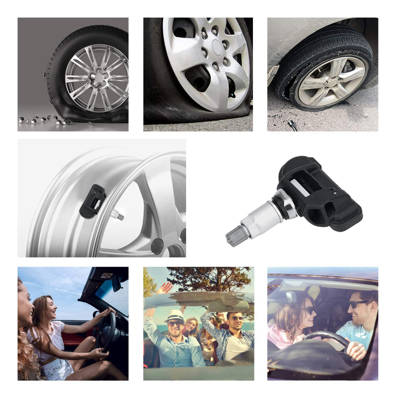A0009050030 Tire Pressure Monitoring System (TPMS) Sensor Compatible with Smart Fortwo Mercedes Benz B250 C230 C250 C280 C300 C350 C63 AMG CL550 CL600 CL63 AMG CL65 AMG CLK350 CLK500 CLK55 AMG etc 1pc