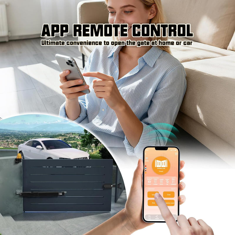 SM-05W Smart USB WiFi Controller APP Remote Control Compatible with Alexa, Google Assistant, IFTTT, Gate Remote Control Work for Automatic Swing Sliding Gate Opener