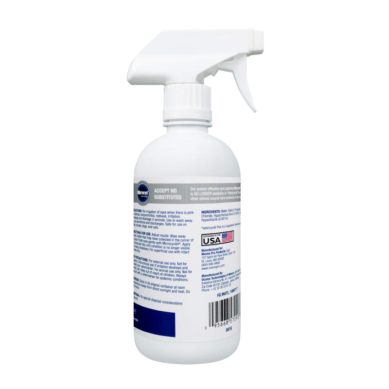 Manna Pro MicrocynAH Ear & Eye Care Pink Eye Spray - PawsPlanet Australia