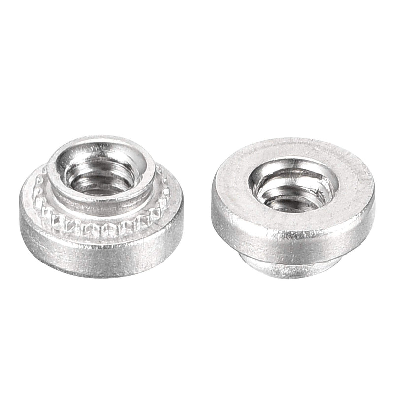 uxcell Self -Clinching Nuts,#4-40 x 0.12-Inch Stainless Steel Rivet Nut Round Head Steel Metal Sheet Mounting Hardware Fastener 50pcs #4-40x3.05mm