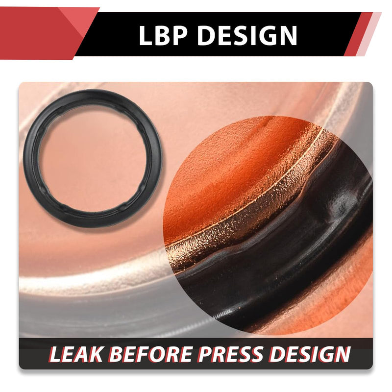2Pcs EFIELD 1/2" Copper Press x 1/2" Male NPT 90 Degree Elbow(PRESS082-2) 1/2" x 1/2" 2