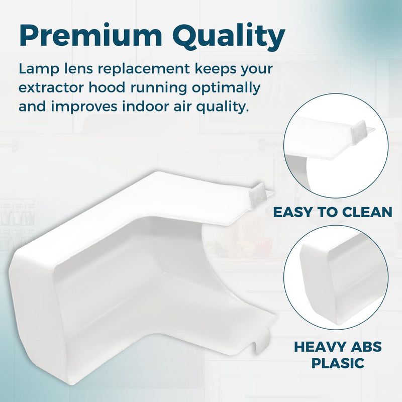 99110437 Range Hood Light Lens Cover S99110437 for Broan Nutone 40000 41000 42000 Series Range Hood By Romalon