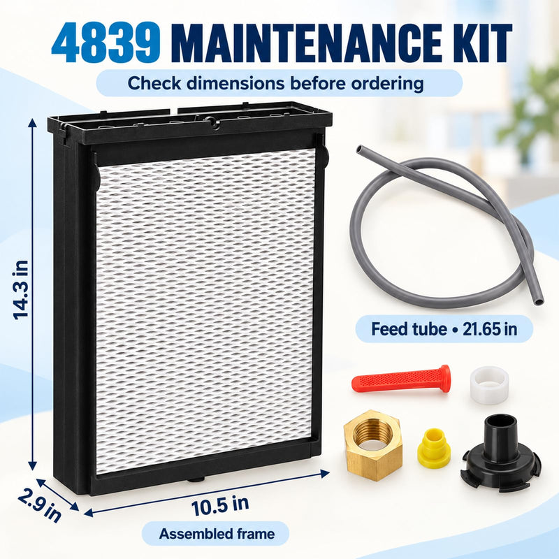 Humidifier Maintenance Kit 4839 – No.35 Water Panel Replacement Filter for Aprilaire Whole Home Humidifiers – Fits Models 600, 600A, 600M