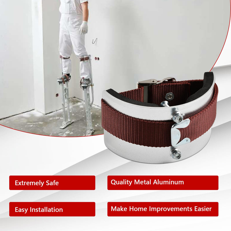 Red Drywall Stilt Replacement Parts, Universal Stilt Accessories Kit, Easy Use Leg Band-Pair