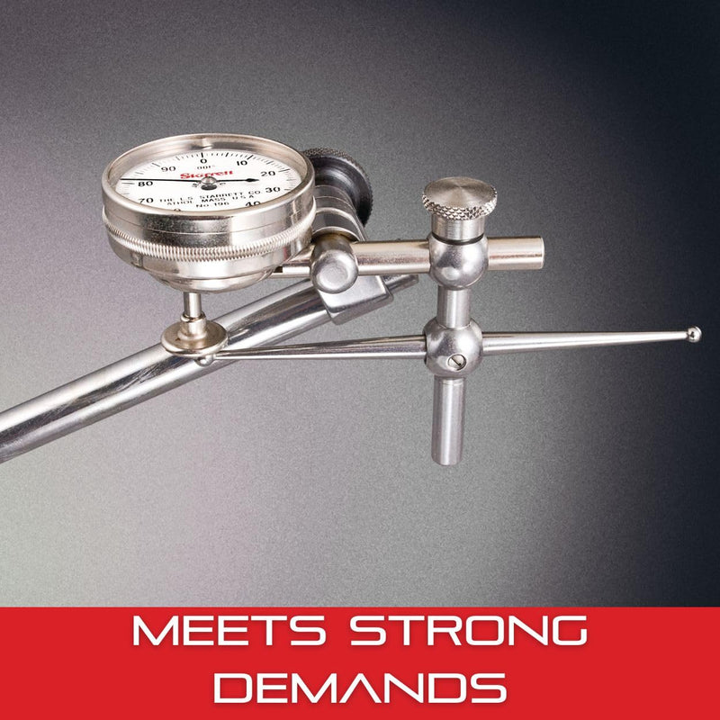 Starrett Universal Dial Test Indicator Attachment with Back Plunger for 196 and 196M Series Only to be Used Over Obstructions - Made of Tool Steel - 196F