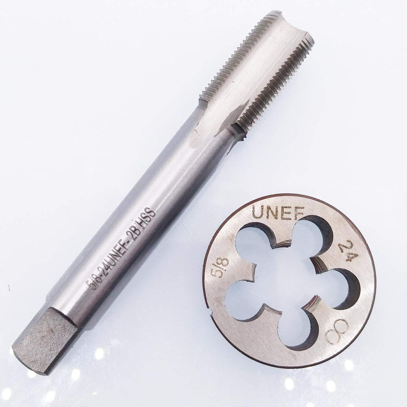 HSS 5/8-24 UNEF Tap and 5/8-24 UNEF Die Right Hand