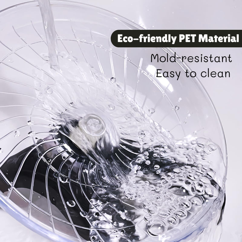 Hermit Crab Running Wheel Toy, Hamster Exercise Wheel, Small Animal Cage & Tank Accessory for Hermit Crabs, Hamsters, Rats, Gerbils, for Active Play and Exercise - PawsPlanet Australia