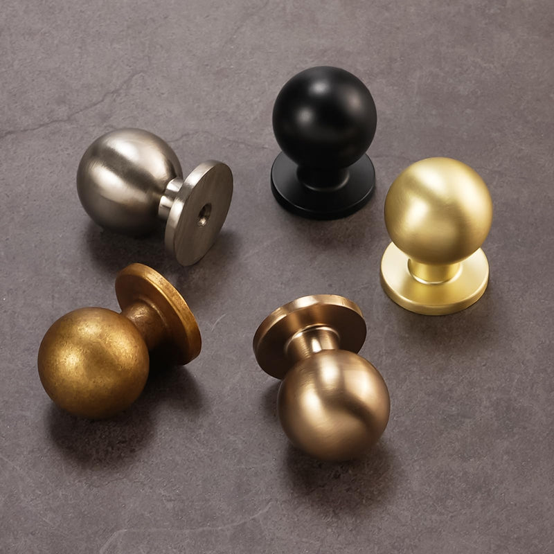 10 Pack Antique Brass Kitchen Cabinet Knobs Vintage Drawer Knobs Aged Bronze Kitchen Cabinet Hardware Zinc Alloy Handles Drawer Knobs Dresser Handles 10