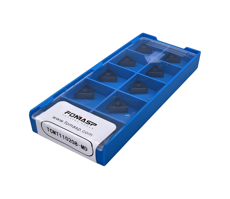 TCMT21.52/TCMT110208-MD CNC Carbide Turning Inserts for Semi-Finishing Steel Cutting,10 PCS. | Semi-Finishing Steel Cutting, 10 PCS