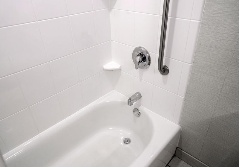 Westbrass Y594244CP White Tubular Twist & Close Bath Waste and Overflow Assembly, Polished Chrome 1 Pack