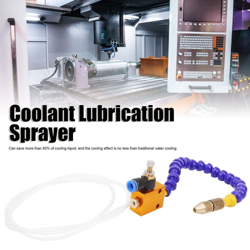 2Pcs Mist Coolant Lubrication Spray System, for 8mm Air Pipe CNC Lathe Milling Drill A for The Liquid That Requires Output