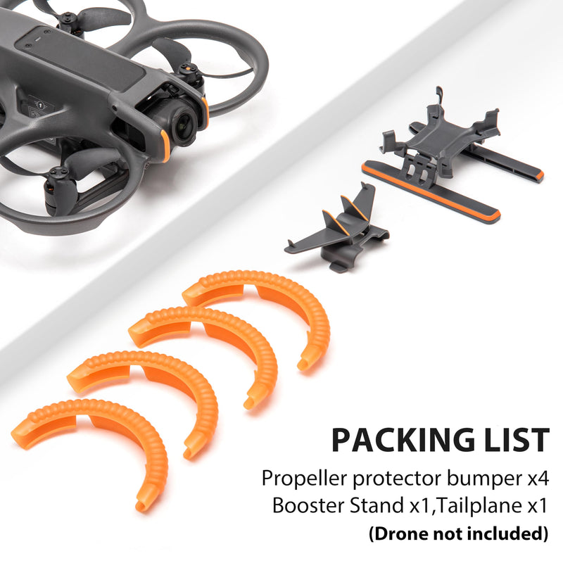 STARTRC 3-IN-1 Avata 2 Accessories bundles,Avata 2 Propeller Guard+Tail+Landing gear Protector for DJI Avata 2 fly more combo Drone Protection(Not including drone)