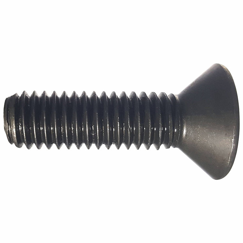 1/4"-20 x 3/4" Flat Head Socket Cap Screws, Alloy Steel, 100 Pack | Fully Threaded. Black Oxide finish. Internal hex (Allen) drive. ASME B18.3.