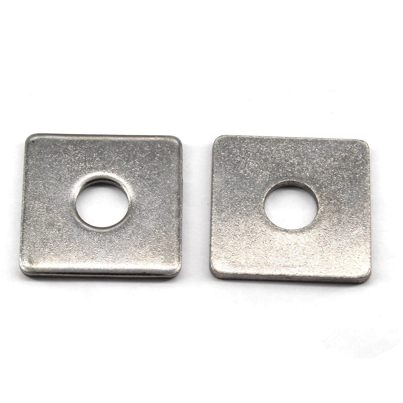 (100 Pieces) M3x10x10x1mm Square Washer 304 Stainless Steel Flat Pad Gasket Square Plate Fastener