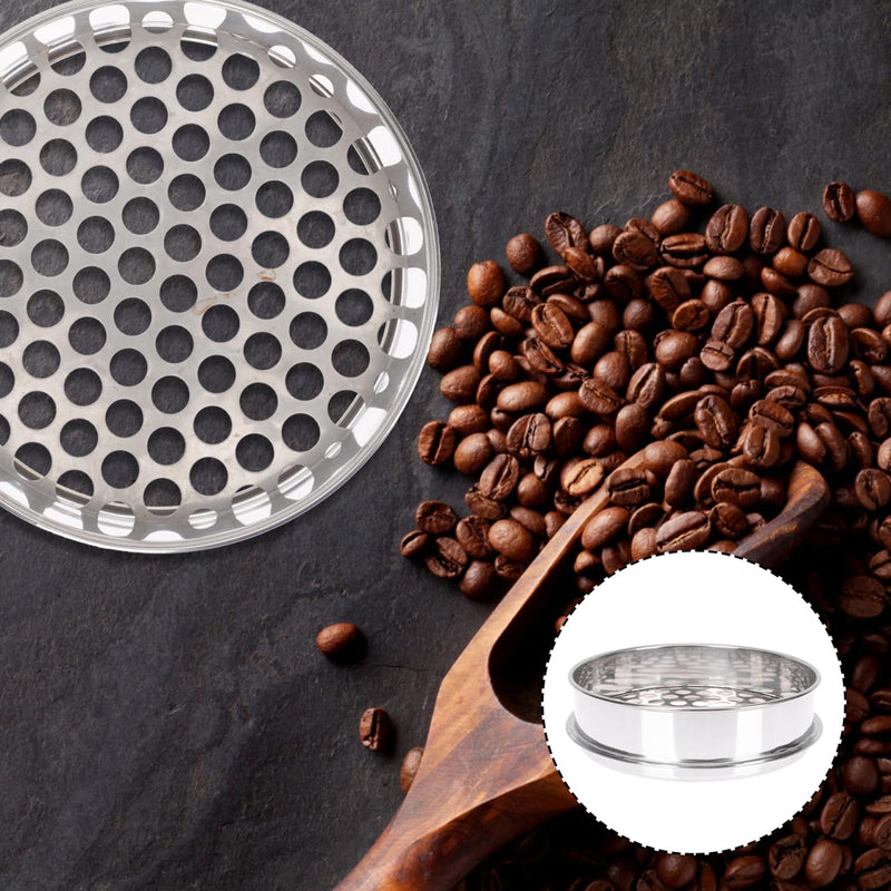PRETYZOOM Round Hole Sieve 8.07 Inch Blueberry Grading Sifter Kitchen Bean Sifter Multi-Purpose Mesh Strainer for Home and Restaurant