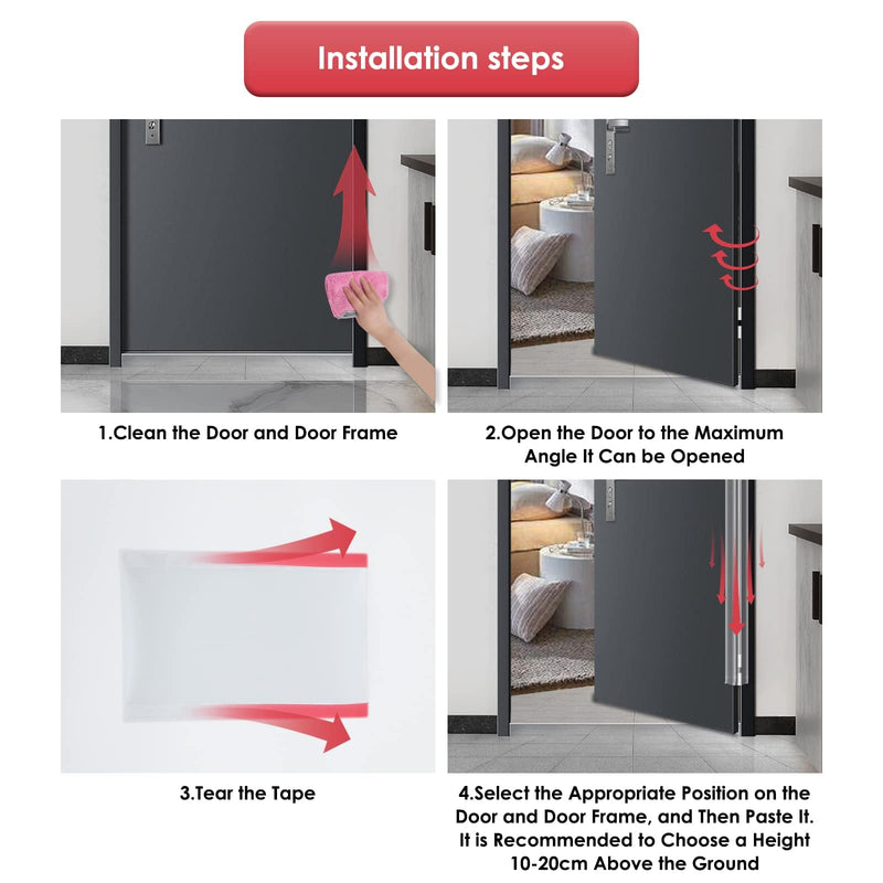 Door Pinch Guard Baby Proofing, Door Hinge Cover, Door Protector for Kids Finger Safety, Door Finger Pinch Guards Heavy Duty, Door jam Shield 2